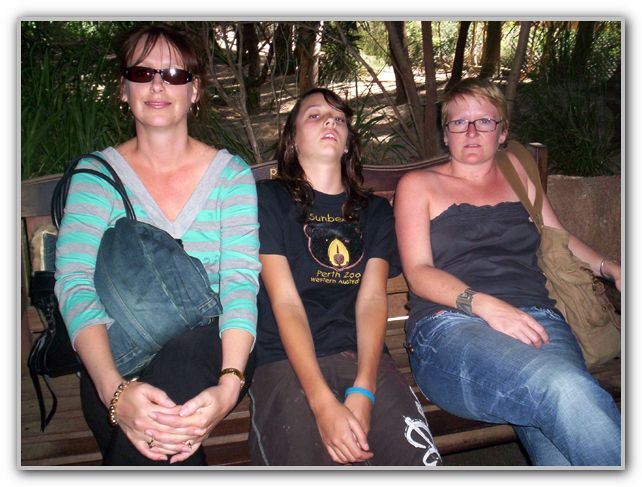 SJ TK & Karen at Perth Zoo Feb 16th 2007